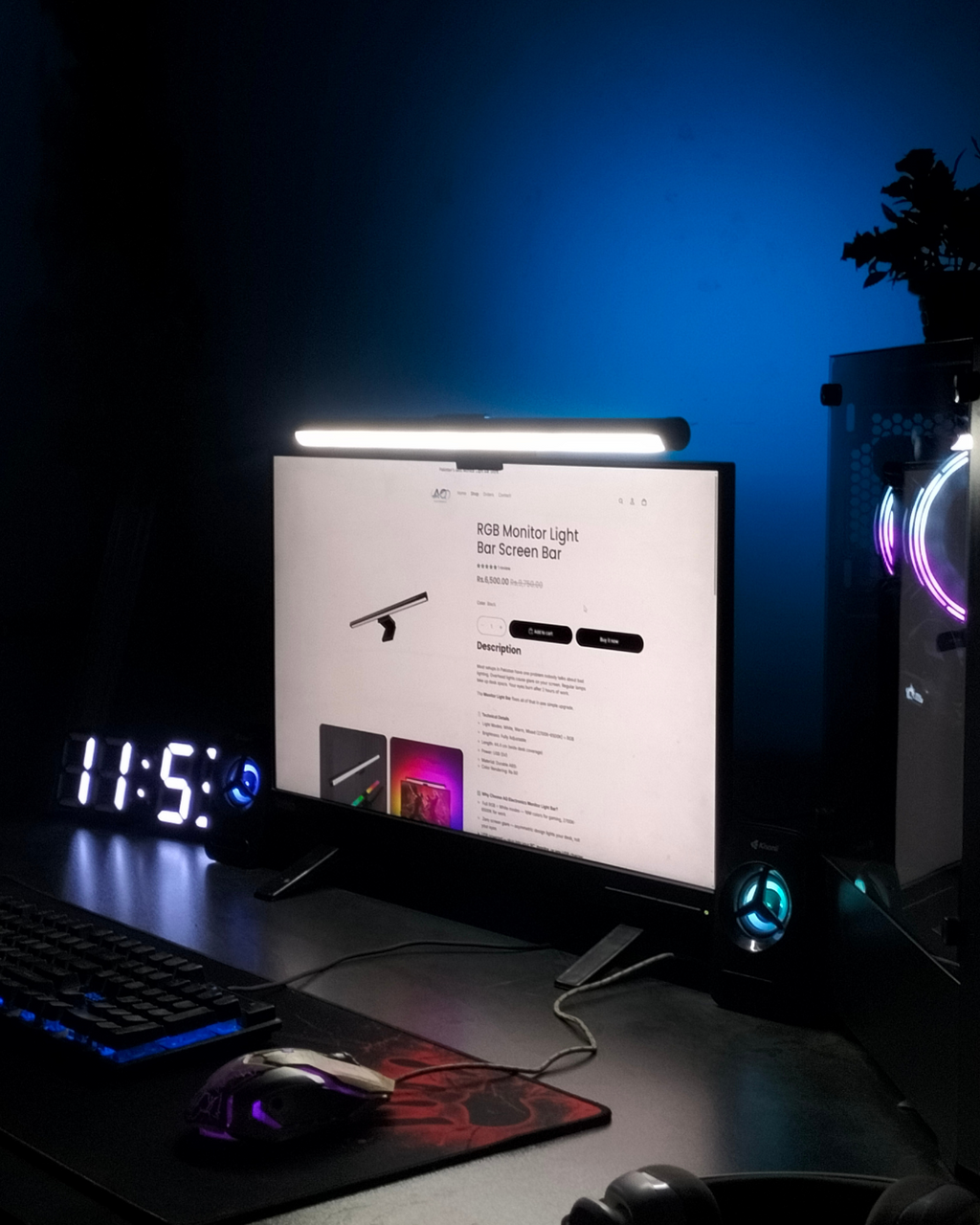 RGB Monitor Light Bar Screen Bar