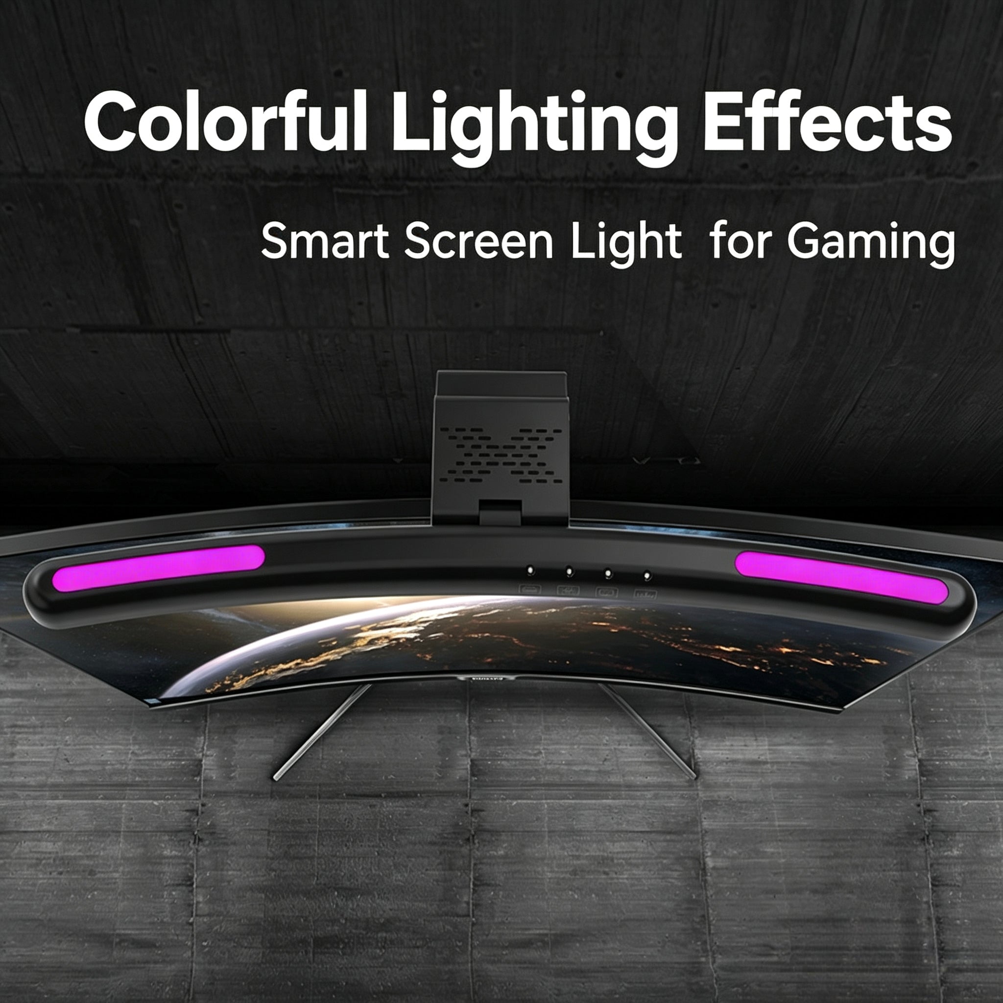 Curved Monitor Light Bar - RGB Gaming Setup Light