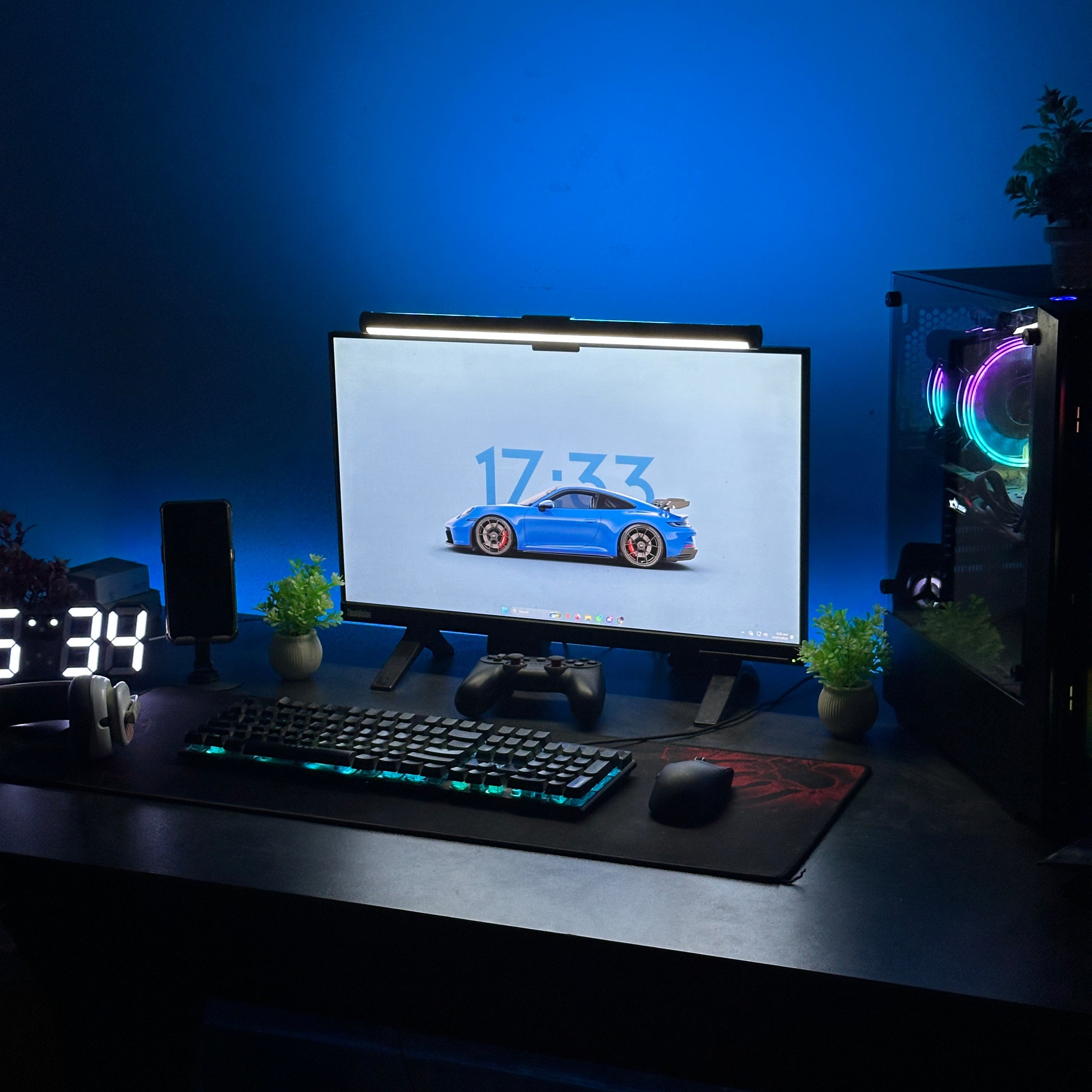 Desk Setup Lamp, RGB Lamp
